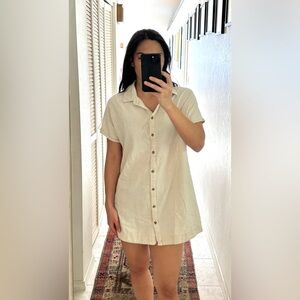 Rhythm Cream Classics Shirt Dress